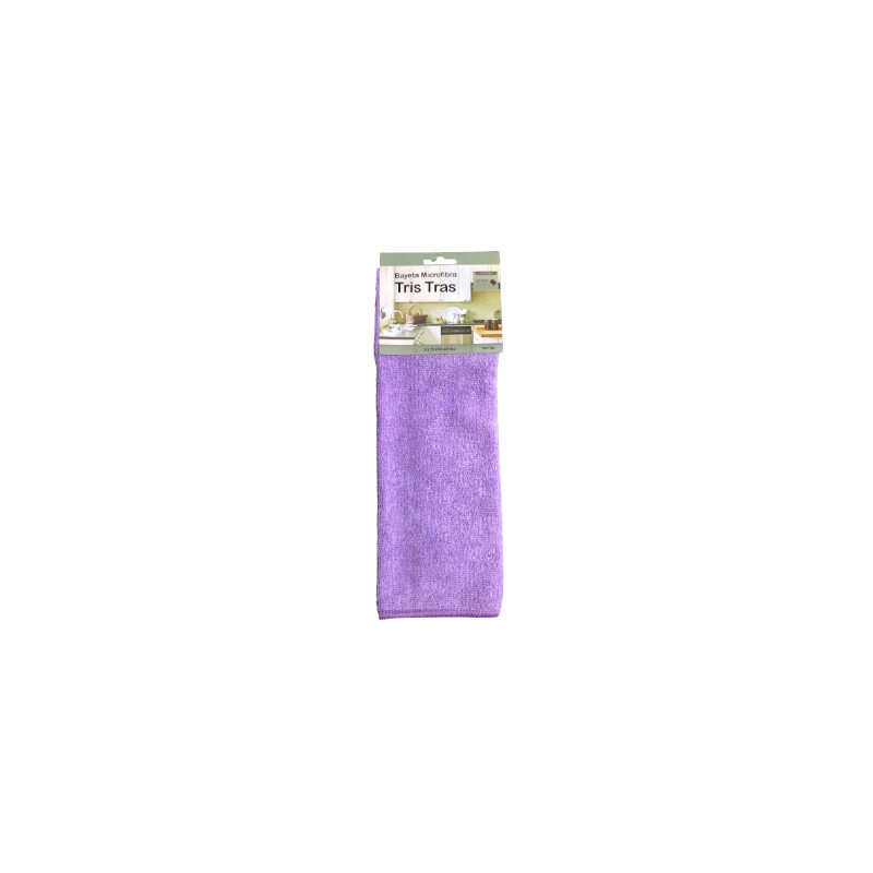 Pano Microfibras 30x40cm Violeta 1un Pano Microfibras 30x40cm Violeta 1un