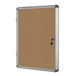 Vitrine 720x674mm de Interior Oval Fundo Cortiça