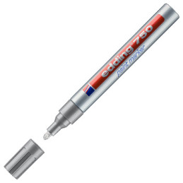 Marcador Grosso Edding 750 2-4mm Prata 1un