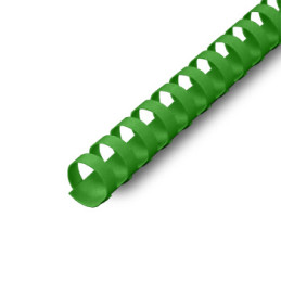 Argolas PVC Encadernar 16mm Verde 120 Folhas 100un