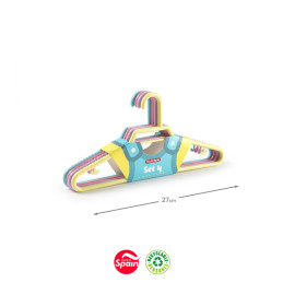 Cabide 27x12,5x3cm Sweet Sortido 4un